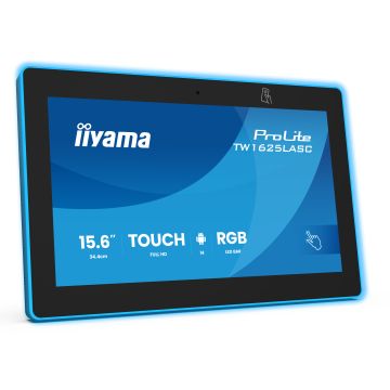 iiyama TW1625LASC-B3PNR scherm voor vergaderzalen 39,6 cm (15.6") 1920 x 1080 Pixels LED Wi-Fi 6 (802.11ax), Wi-Fi 5 (802.11ac), Wi-Fi 4 (802.11n), 802.11g, 802.11a, 802.11b Zwart Bluetooth (TW1625LASC-B3PNR) thumbnail