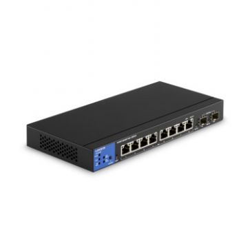 Linksys LGS310MPC Managed L3 Gigabit Ethernet (10/100/1000) Power over Ethernet (PoE) Zwart