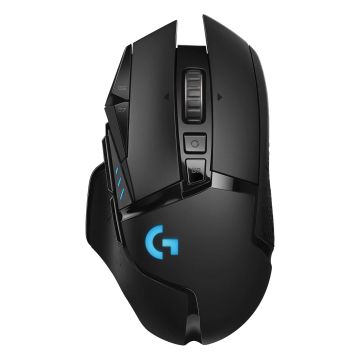 Logitech G G502 Lightspeed muis Rechtshandig RF Draadloos 25600 DPI (910-005567) thumbnail