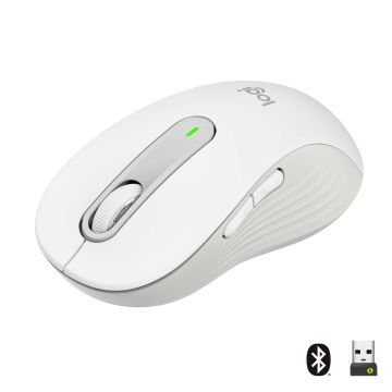 Logitech Signature M650 muis Rechtshandig RF-draadloos + Bluetooth Optisch 2000 DPI (910-006238) thumbnail