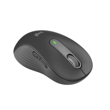 Logitech Signature M650 L Linkshandige Draadloze Muis - Voor grotere, linkerhanden, 2 jaar batterijduur, stil klikken, aanpasbare zijknoppen, Bluetooth, compatibel met meerdere apparaten (910-006239) thumbnail