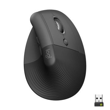 Logitech Lift muis Rechtshandig RF-draadloos + Bluetooth Optisch 4000 DPI (910-006473) thumbnail