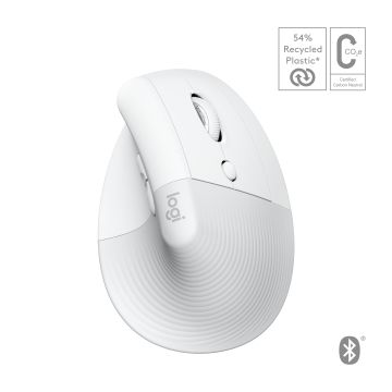 Logitech Lift for Mac muis Kantoor Rechtshandig RF-draadloos + Bluetooth Optisch 4000 DPI (910-006477) thumbnail