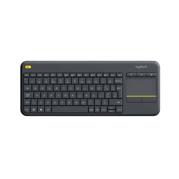Logitech K400 Plus Tv toetsenbord RF Draadloos QWERTY Engels Zwart (920-007143) thumbnail