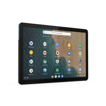 Lenovo IdeaPad Duet Chromebook Mediatek 64 GB 25,6 cm (10.1") 4 GB Wi-Fi 5 (802.11ac) ChromeOS Blauw, Grijs (ZA6F0009FR) thumbnail