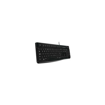 Logitech K120 Tastatur USB QWERTY Spanisch Schwarz (920-002499) (920-002499) thumbnail