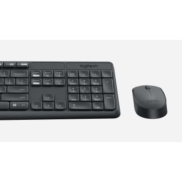 Logitech MK235 Tastatur RF Wireless Bulgarisch Schwarz (920-008024) (920-008024) thumbnail