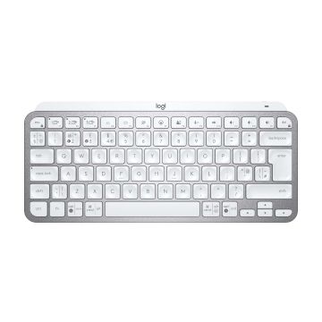 Logitech MX Keys Mini - Tastatur - hinterleuchtet - Bluetooth - QWERTY - GB - Pale Gray (920-010496) thumbnail