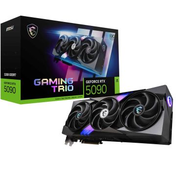 MSI GAMING GeForce RTX5090 TRIO OC 32GB NVIDIA GeForce RTX 5090 GDDR7 (GEFORCE RTX 5090 32G GAMING TRIO OC) thumbnail