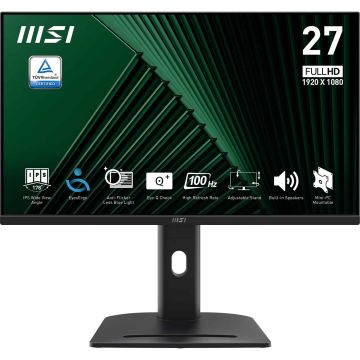 MSI PRO MP275PG computer monitor 68,6 cm (27") 1920 x 1080 Pixels Full HD LCD Zwart (PRO MP275PG) thumbnail