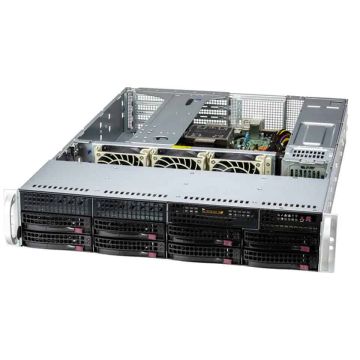 Super Micro Supermicro 2U X13SEW-F 8x3.5 Hybrid 2x1000W (SYS-521E-WR) thumbnail