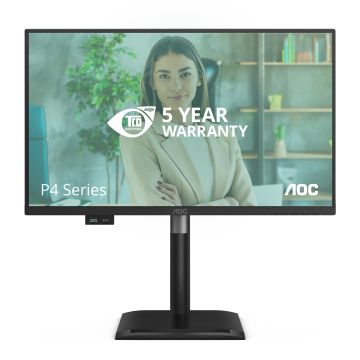 AOC 24P4U computer monitor 60,5 cm (23.8") 1920 x 1080 Pixels Full HD Zwart (24P4U) thumbnail