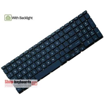 HP SPS-KEYBOARD BL SR UK (P34777-031) thumbnail