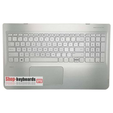 HP SPS-KEYBOARD BL SR UK (P39085-031) thumbnail