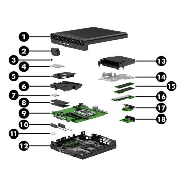 HP SPS-MB ARL-S Q870 PG DM25 WIN (P39195-601) thumbnail