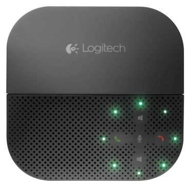 Logitech P710e luidspreker telefoon Mobiele telefoon USB/Bluetooth Zwart (980-000742) thumbnail