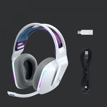 Logitech G733 LIGHTSPEED Wireless RGB Headset WHI (981-000883) thumbnail