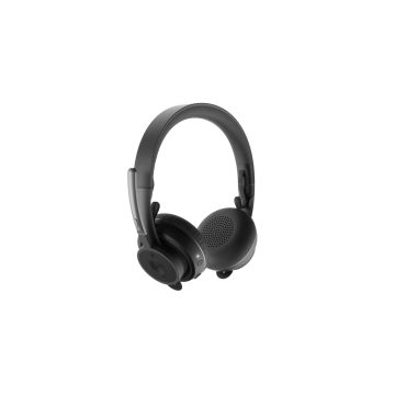 Logitech Zone Headset Draadloos Hoofdband Kantoor/callcenter Bluetooth Grafiet (981-000914) thumbnail