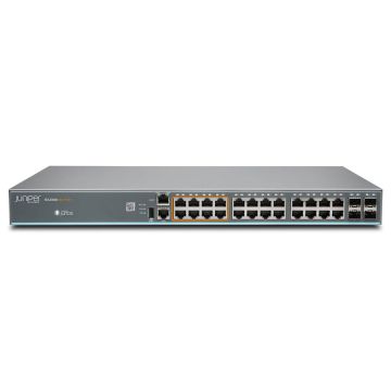 Juniper EX2300 16-port 10/100/1000BASE-T PoE+, 8-port 10/100/1000/2500BASE-T PoE+, 4x1/10GbE SFP/SFP+ (EX2300-24MP) thumbnail