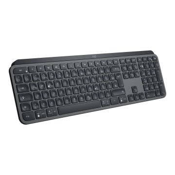Logitech MX Keys Advanced Illuminated Kabellose Tastatur Graphite - Tastatur (920-009403) (920-009403) thumbnail