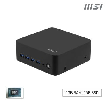 MSI Cubi Z AI 8M-006BEU USFF Zwart 8845HS AMD SoC 5,1 GHz Ingebouwde luidsprekers (CUBI Z AI 8M-006BEU) thumbnail