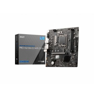 MSI PRO H610M-G WIFI DDR4 moederbord Intel H610 LGA 1700 micro ATX (7D46-042R) thumbnail