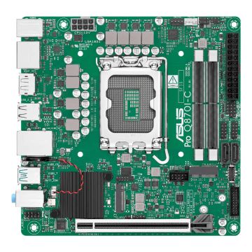 ASUS PRO Q870I-C-CSM Intel Q870 LGA 1851 (Socket V1) mini ITX (90MB1MPP-M0EAYC) thumbnail