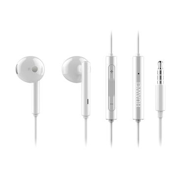 Huawei AM116 Headset Bedraad In-ear Oproepen/muziek Zilver, Wit (22040281) thumbnail