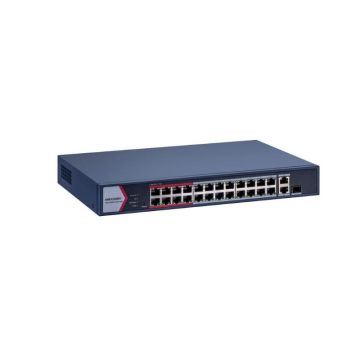 Hikvision DS-3E1326P-EI(B) 24 Port Fast Ethernet Smart POE Switch (DS-3E1326P-EI(B)) thumbnail