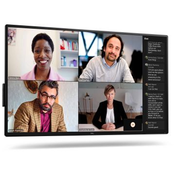 DELL P5525QC beeldkrant Digitale signage flatscreen 138,7 cm (54.6") LCD 400 cd/m² 4K Ultra HD Zwart (P5525QC) thumbnail