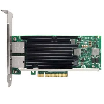 Intel Ethernet Converged Network Adapter X540-T2 - Netzwerkadapter - PCIe 2.1 x8 Low-Profile - 10Gb Ethernet x 2 (X540T2BLK) thumbnail