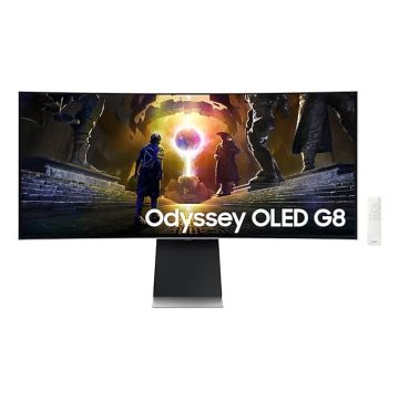 Samsung LS34DG850SUXDU computer monitor 86,4 cm (34") 3440 x 1440 Pixels UltraWide Quad HD OLED Zilver (LS34DG850SUXDU) thumbnail