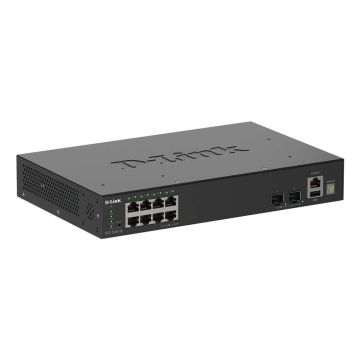D-Link DGS-1530-10 Managed L2 Gigabit Ethernet (10/100/1000) Zwart (DGS-1530-10/E) thumbnail