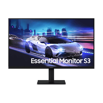 Samsung 27 Essentail Monitor S3 (S32GF), FHD, Flat, black 1920x1080 / IPS / 5ms / 120hz / 250cd/m2 (LS27F324GAUXEN) thumbnail