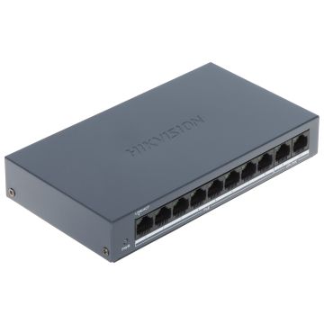 Hikvision DS-XS0110-P 8 Port Fast Ethernet Unmanaged POE Switch (DS-XS0110-P) thumbnail