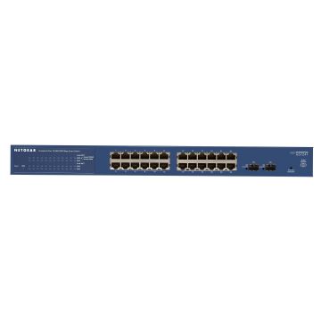 NETGEAR ProSAFE Smart Switch - GS724T - 24 Gigabit Ethernet poorten (GS724T-400EUS) thumbnail
