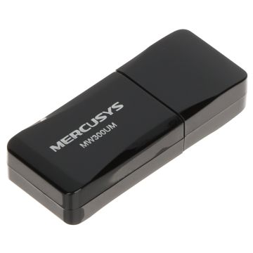 TP-Link MERCUSYS MW300UM 300Mbps Wireless N Mini USB Adapter, Mini Size, USB 2.0 (MW300UM) thumbnail