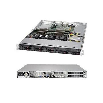 Super Micro Supermicro SC101iF - Ultra Small Form Factor - Mini-ITX - ohne Netzteil - Schwarz (CSE-101iF) (CSE-101IF) thumbnail