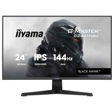 iiyama G2441HSU-B1 computer monitor 60,5 cm (23.8") 1920 x 1080 Pixels Full HD LED Zwart (G2441HSU-B1) thumbnail