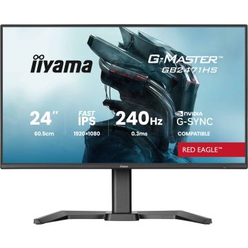 iiyama G-MASTER GB2471HS-B1 computer monitor 60,5 cm (23.8") 1920 x 1080 Pixels Full HD Zwart (GB2471HS-B1) thumbnail