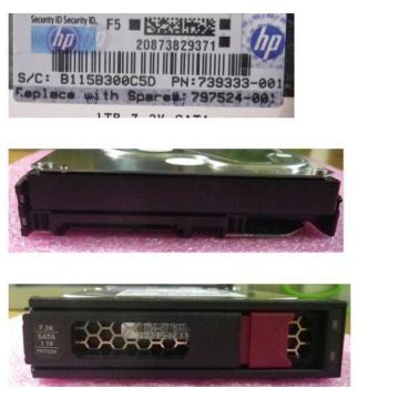 HP DRV HD 1TB 6G 7.2K 3.5 SATA LP (797524-001-RFB) thumbnail