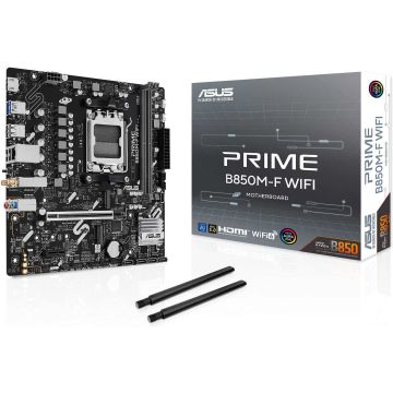 ASUS AMD PRIME B850M-F WIFI micro-ATX MB (90MB1N80-M0EAY0) thumbnail