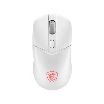 MSI Versa 300 Wireless muis Gamen Rechtshandig RF Wireless + Bluetooth + USB Type-C Optisch 8000 DPI (VERSA 300 WIRELESS WHITE) thumbnail