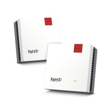 Mesh Set 20003112 mesh-wifi-systeem Dual-band (2.4 GHz / 5 GHz) Wi-Fi 6 (802.11ax) Rood, Wit Intern (20003112) thumbnail