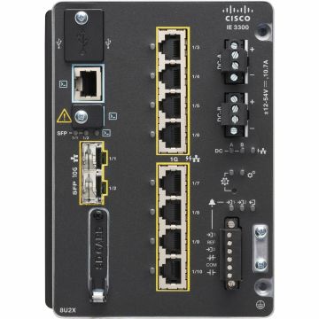 Cisco Catalyst IE3300 w/8 GECopper+2GE SPF Mod (IE-3300-8T2S-A) thumbnail
