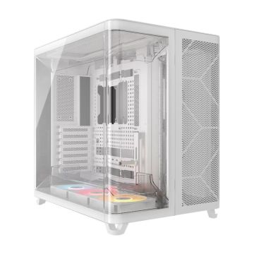 Corsair AIR 5400 RS-R ARGB Tempered Glass Mid-Tower White (CC-9011319-WW) thumbnail