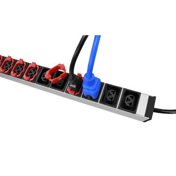 Plenty Plenty PDU 16A, 8 x C13 lockable outlets, 19 inch (PLA435-8LOCK) thumbnail
