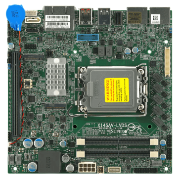 Super Micro Supermicro Mainboard X14SAV-TLN4F Flex-ATX Sockel 1851 Single (MBD-X14SAV-TLN4F) thumbnail
