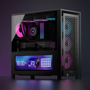 Corsair FRAME 4000D LCD RS Performance Mid-Tower Black (CC-9011326-WW) thumbnail