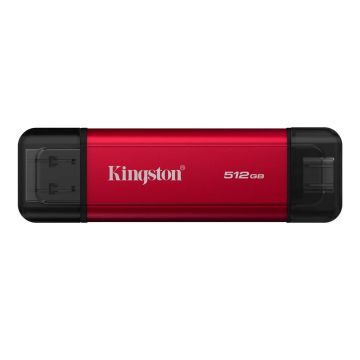 Kingston Technology 512GB Draagbare SSD met Dual USB-A/C, tot 1050MB/s USB 3.2 Gen 2 (SPSD/512GB) thumbnail